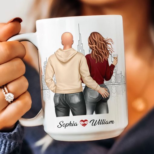 A Reminder Mug I Love You With All My Butt - Personalized Mug - Image 4