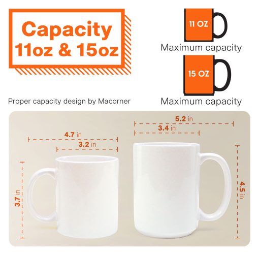 Baseball Mom But My Heart Is Full - Personalized Mug - Image 4
