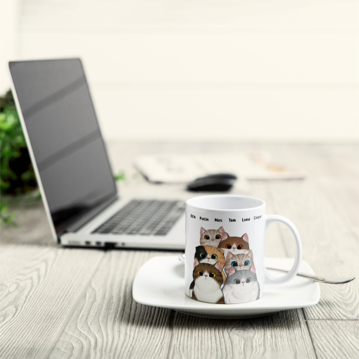 Best Cat Dad Ever - Personalized Mug - Birthday, Funny Gift For Cat Mom, Cat Dad, Cat Lovers - Image 3