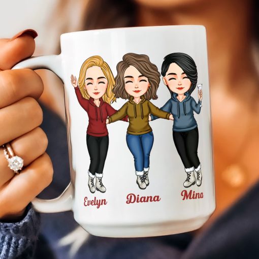 Best Friends Because If Anyone Else Heard Our Conversations - Personalized Mug - Image 9