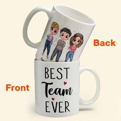 Best Team Ever - Personalized Mug - Birthday, Christmas Gift For Colleagues - Image 2
