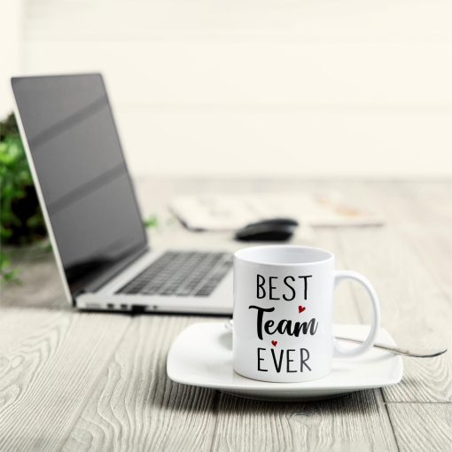 Best Team Ever - Personalized Mug - Birthday, Christmas Gift For Colleagues - Image 3