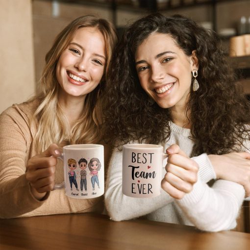 Best Team Ever - Personalized Mug - Birthday, Christmas Gift For Colleagues - Image 5