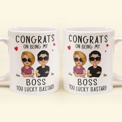 Congrats On Being My Boss - Personalized Mug