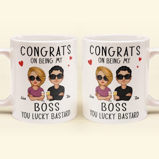 Congrats On Being My Boss - Personalized Mug