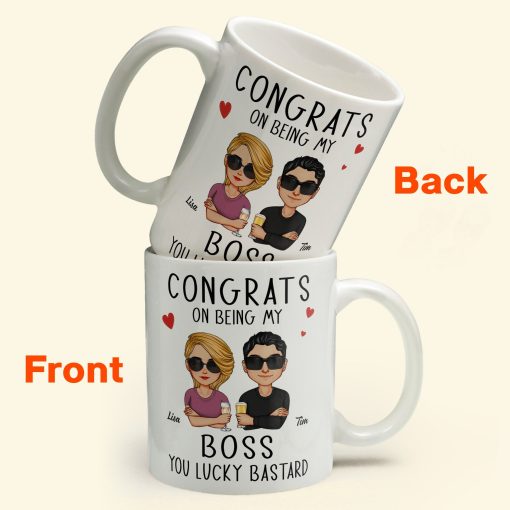 Congrats On Being My Boss - Personalized Mug - Image 8