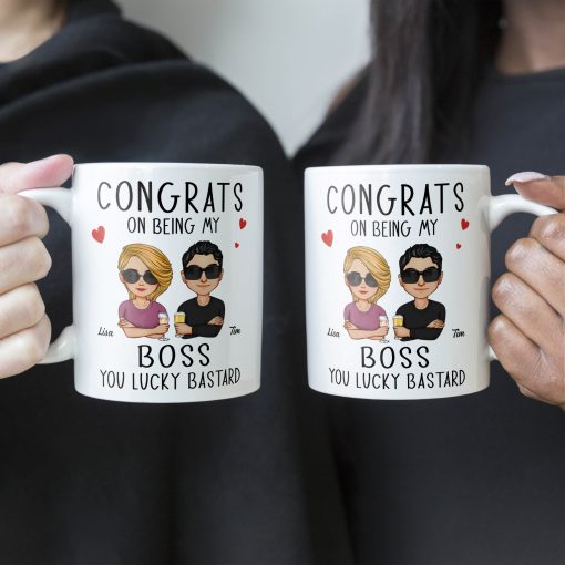 Congrats On Being My Boss - Personalized Mug - Image 2