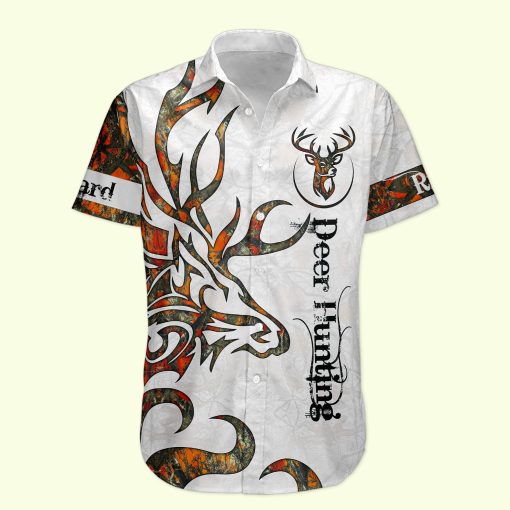 Deer Hunting Camo Realtree Custom Name Tactical Aloha Shirts - Custom Hawaiian Shirts - Image 5
