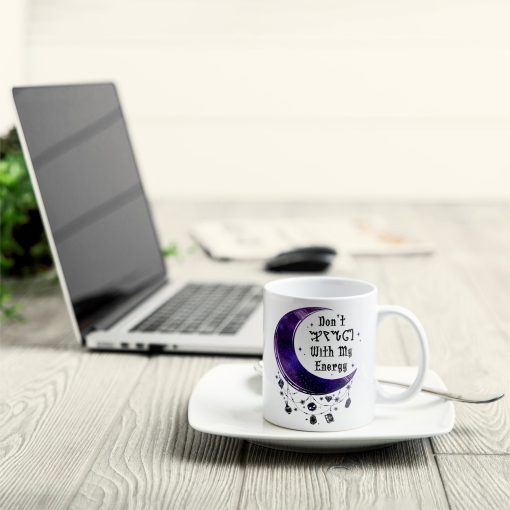 Don't Fu*k With My Energy Moon Witchy - Personalized Mug - Image 3