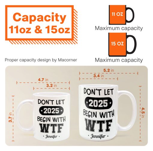 Don't Let 2025 Begin With WTF - Personalized Mug - Image 8