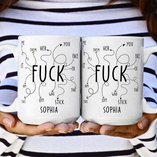 F*ck Off Funny Coffee Mug, Rude Mug, Best Friend Gift, Self Gift - Personalized Mug - Image 4