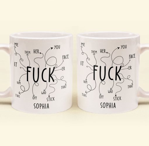 F*ck Off Funny Coffee Mug, Rude Mug, Best Friend Gift, Self Gift - Personalized Mug - Image 5