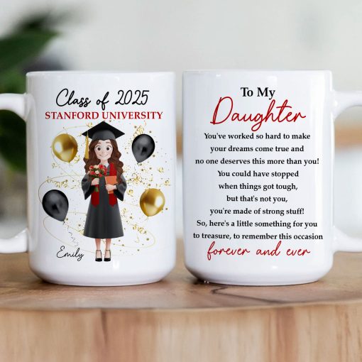 Graduation Gift A Little Something For You To Treasure - Personalized Mug - Image 2