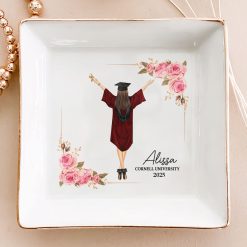 Graduation Gift Jewelry Dish - Personalized Jewelry Dish
