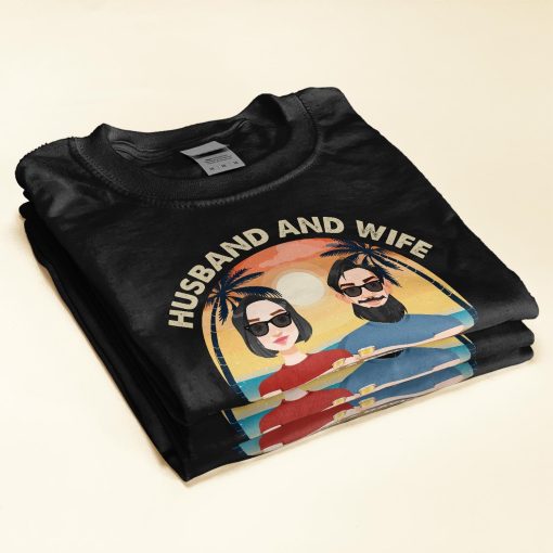 Husband & Wife Drinking Buddies For Life - Personalized Shirt - Image 2