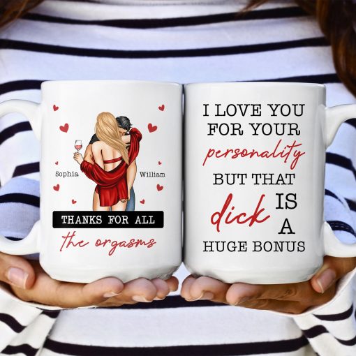 I Love You For Your Personality Anniversary Gift - Personalized Mug - Image 3