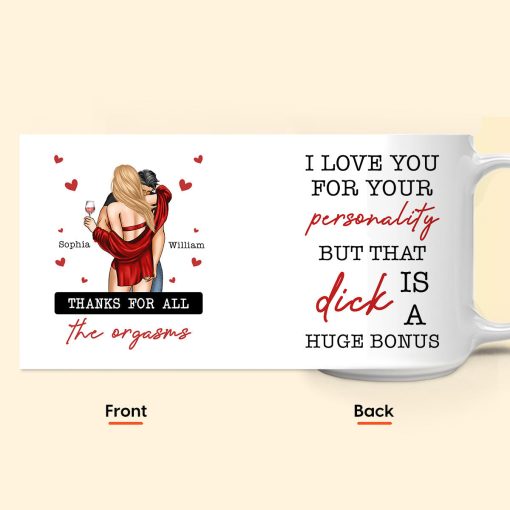 I Love You For Your Personality Anniversary Gift - Personalized Mug - Image 6