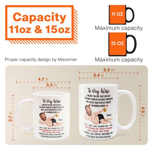 I Will Always Be Your Smoking Hot Husband - Personalized Mug - Image 8