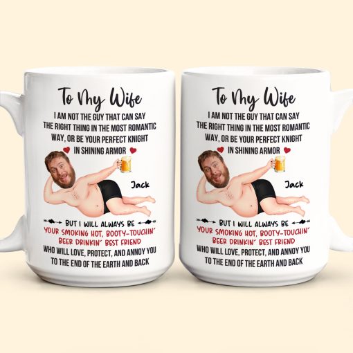 I Will Always Be Your Smoking Hot Husband - Personalized Mug - Image 7