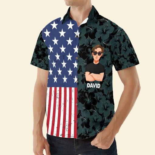Man Hawaiian Shirt - Personalized Hawaiian Shirt - Image 2