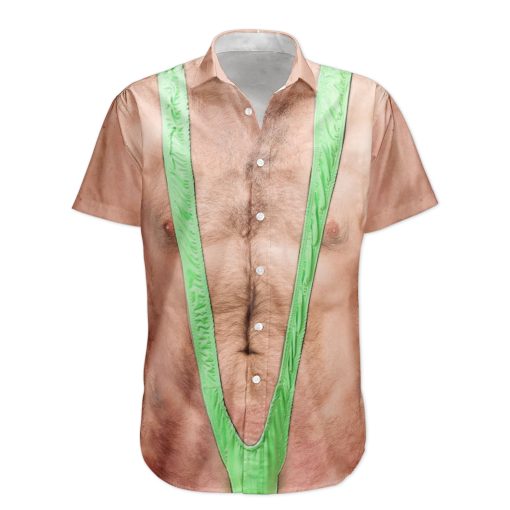 Men Sling Swimsuit Funny Ugly Hawaiian Shirt - Personalized Hawaiian Shirt - Image 5