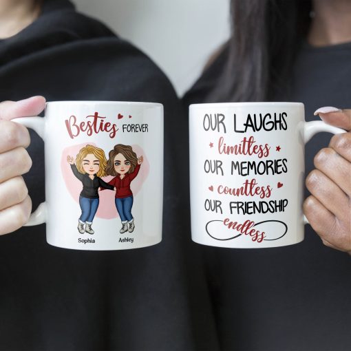 Our Friendship Is Endless - Personalized Mug - Image 2