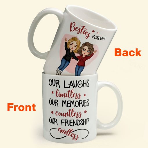 Our Friendship Is Endless - Personalized Mug - Image 6