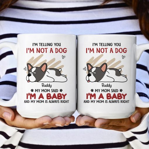Our Mom Said We're Babies - Personalized Mug - Image 2