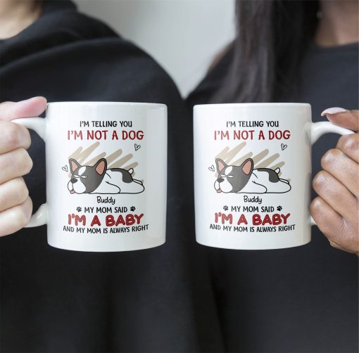 Our Mom Said We're Babies - Personalized Mug - Image 5