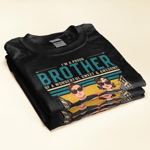 Proud Brother Proud Sister - Personalized Shirt - Image 2