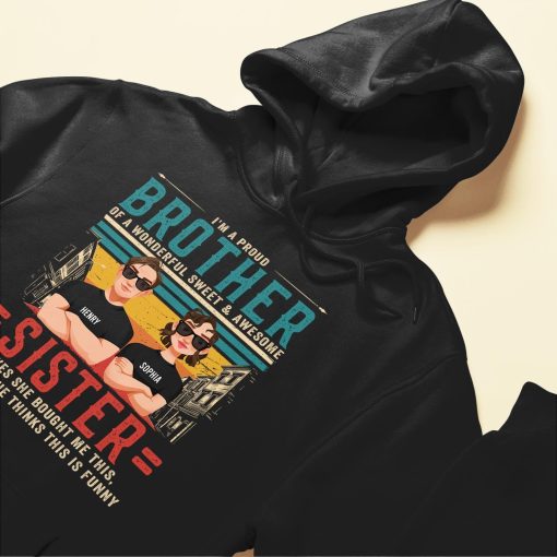 Proud Brother Proud Sister - Personalized Shirt - Image 6