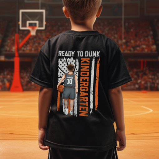 Ready To Dunk - Personalized Back Printed Shirt - Image 2