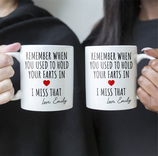 Remember When You Used To Hold Your Farts In - Personalized Mug - Image 2