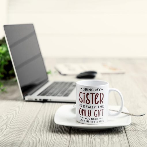 Sister - Here's A Mug - Personalized Mug - Christmas, New Year, Loving Gift For Sistas, Sister, Besties, Best Friends, Soul Sisters - Image 3