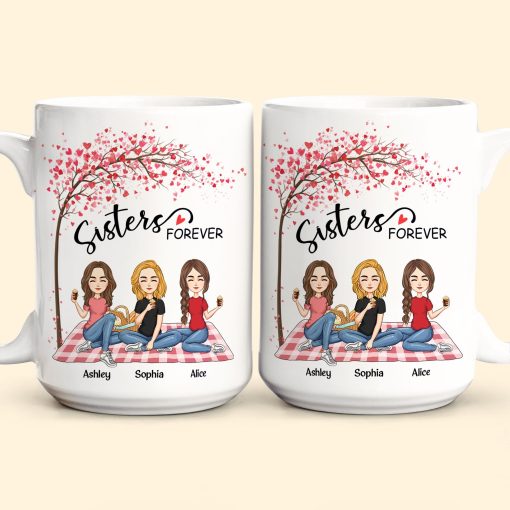 Sisters Forever - Limited Edition - Personalized Mug - Image 2