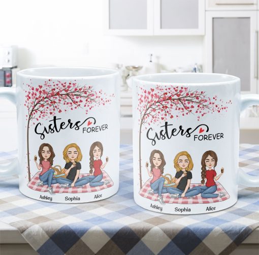 Sisters Forever - Limited Edition - Personalized Mug - Image 5