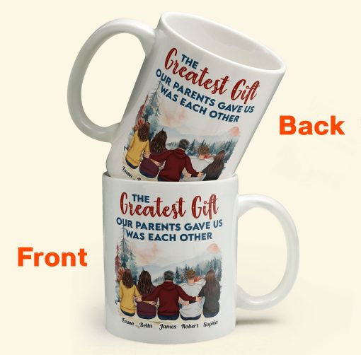 The Gift Our Parents Gave Us - Personalized Mug - Image 4