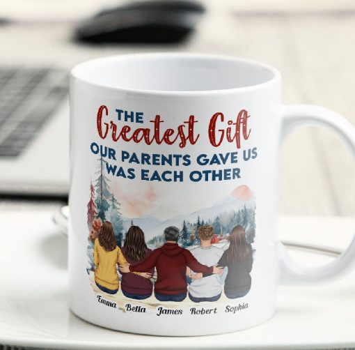 The Gift Our Parents Gave Us - Personalized Mug - Image 5