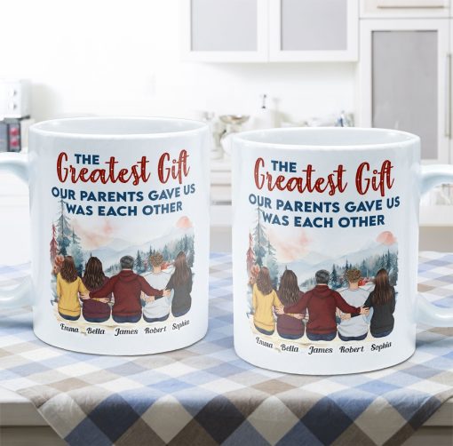 The Gift Our Parents Gave Us - Personalized Mug - Image 7