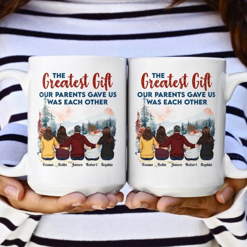 The Gift Our Parents Gave Us - Personalized Mug - Image 10