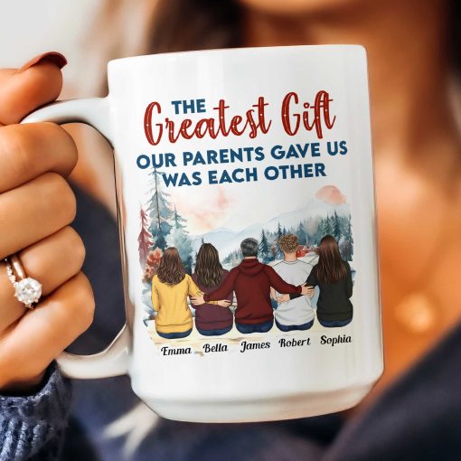 The Gift Our Parents Gave Us - Personalized Mug - Image 11