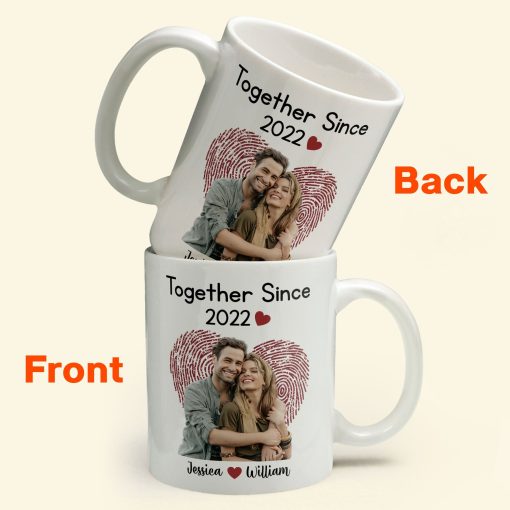 Together Since Picture Customized - Personalized Mug - Image 4
