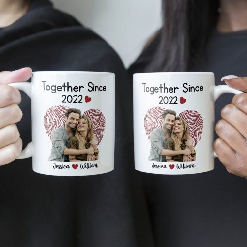 Together Since Picture Customized - Personalized Mug - Image 2