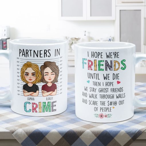 We're Friends Until We Die - Personalized Mug - Image 4