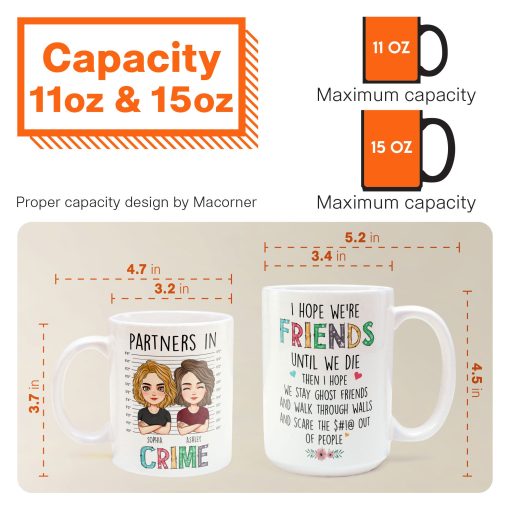 We're Friends Until We Die - Personalized Mug - Image 9
