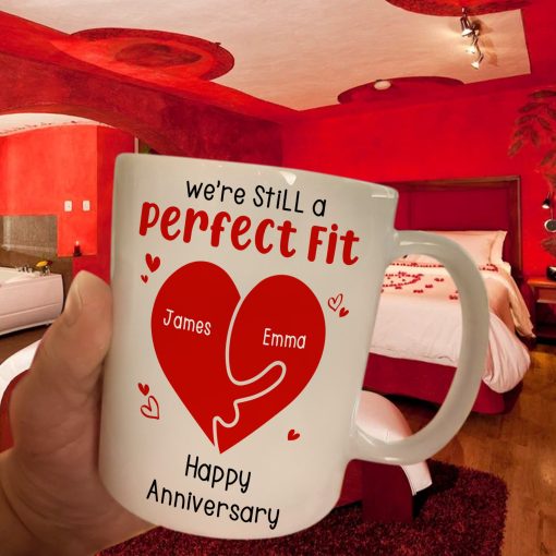 We're Still A Perfect Fit - Funny Naughty Gifts For Couples - Personalized Mug - Image 2