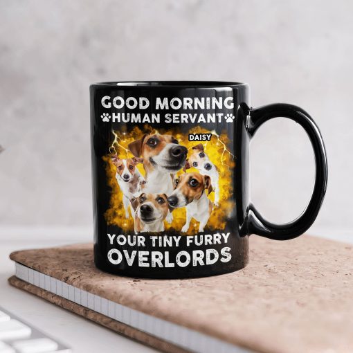 Your Tiny Furry Overlords - Personalized Photo Mug - Image 2